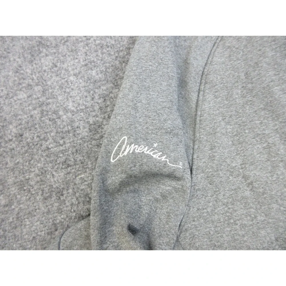 The North Face Jacket Mens XL Gray Full Zip Fleece American Logo‎ Stretch